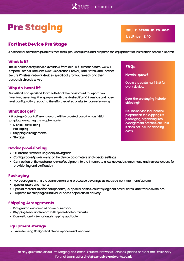 Fortinet-PreStage