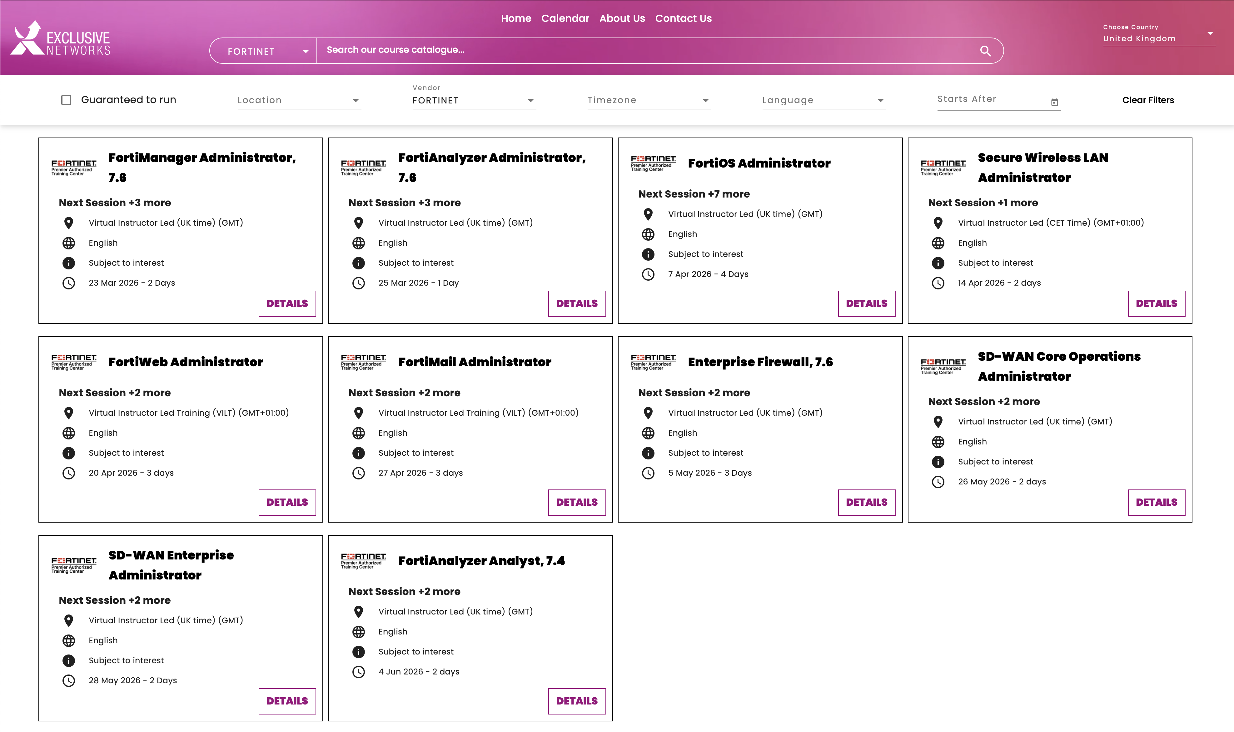 Training Courses